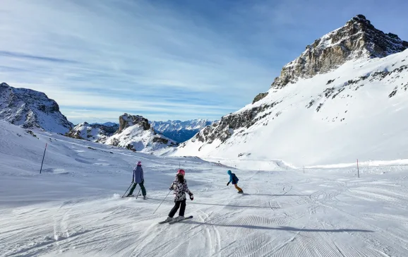 Skiers Italian Alps CREDIT iStock AscentXmedia