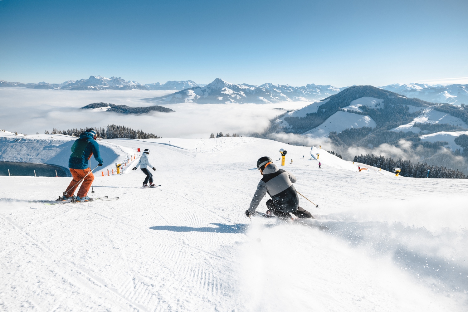 Skiing in the Wilder Kaiser Region Austria CREDIT Mathaus Gartner 2