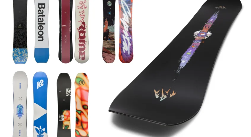 best all mountain snowboards collage