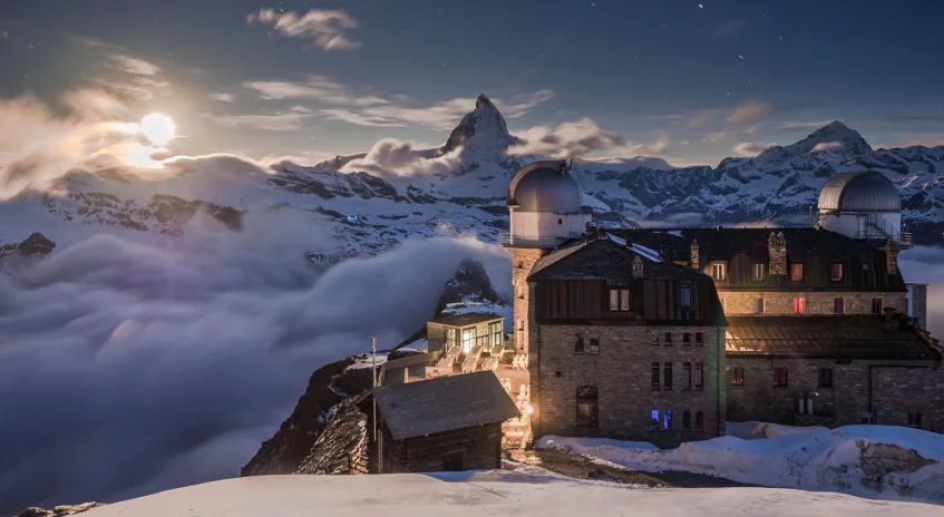 kulmhotel zermatt sunset