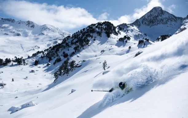 Skiing in Baqueira Beret ski resort Spain CREDIT Baqueir 3