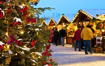 Christmas in the snow CREDIT iStock querbeet