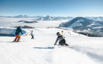 Skiing in the Wilder Kaiser Region Austria CREDIT Mathaus Gartner 2